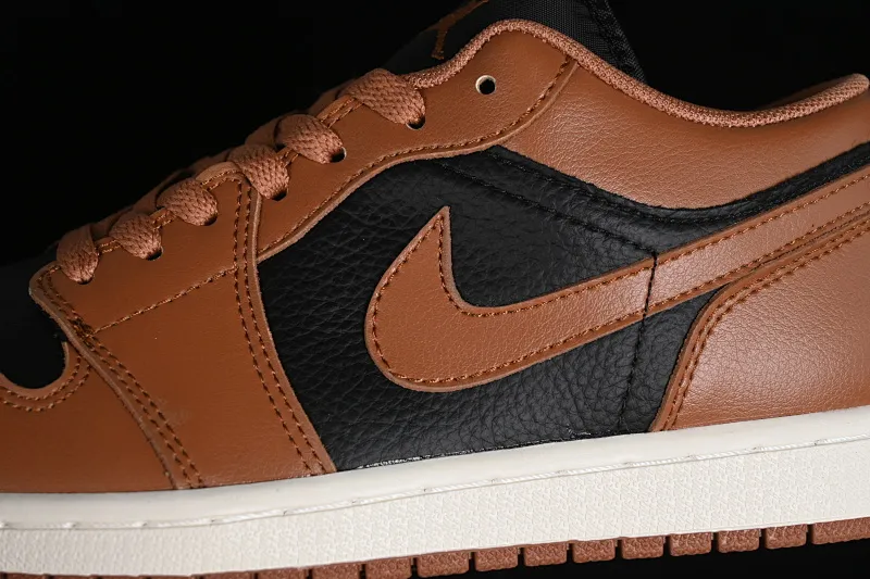 All categories Air Jordan Jordan series basketball shoes Air Jordan 1 Low Z version Air Jordan 1 Low AJ1 Joe 1 black mocha low-top cultural casual sneakers DC0774-021